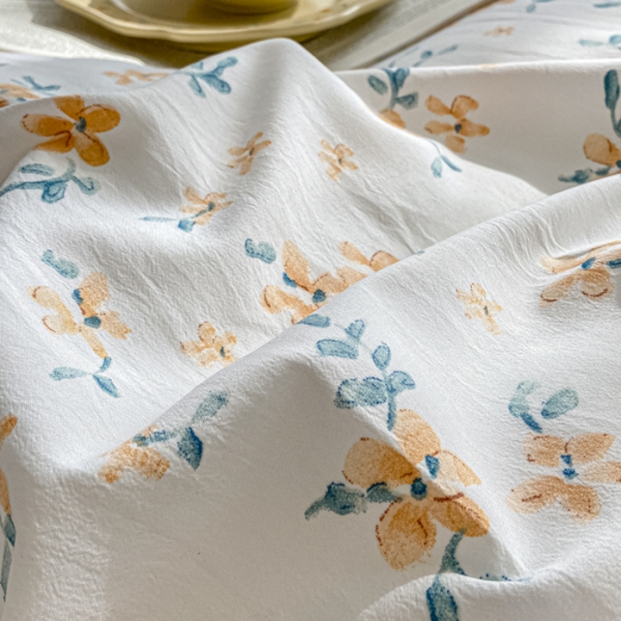 91家纺网 家纺一手货源 找家纺 漫仙阁 2024新款5A双层纱抗菌除螨四件套-花季物语