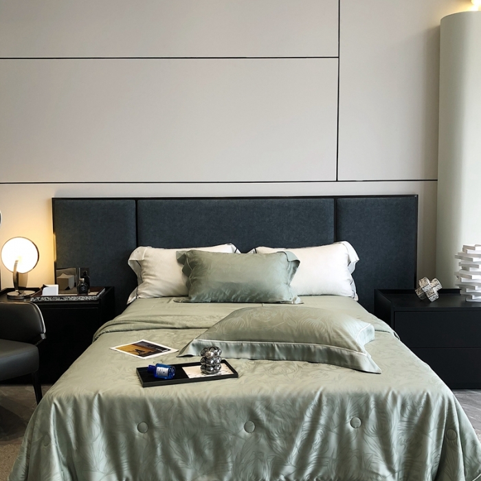 91家纺网 家纺一手货源 找家纺 （总）涞澳  天丝提花夏被&amp;夏被四件套