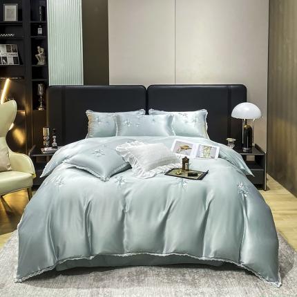 91家纺网 家纺一手货源 找家纺 （总）2023春夏新品3M天丝刺绣四件套