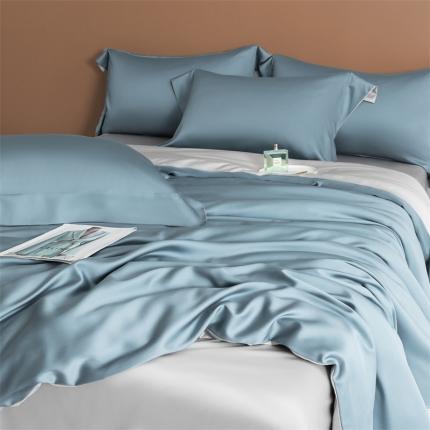 蓝米卡夫 2024新款A类新风尚天丝系列四件套 天丝-星兰+山灰