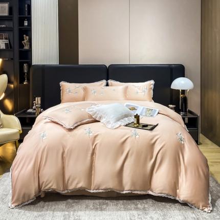 91家纺网 家纺一手货源 找家纺 （总）2023春夏新品3M天丝刺绣四件套