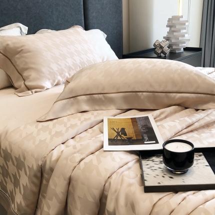 涞澳  天丝提花夏被&amp;夏被四件套 凯文-金