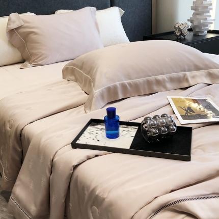 涞澳  天丝提花夏被&amp;夏被四件套 丽塔-香槟