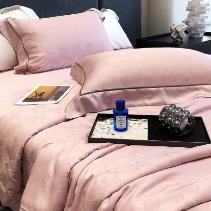 涞澳  天丝提花夏被&amp;夏被四件套 露西-粉