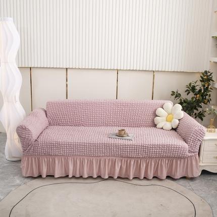 91家纺网 家纺一手货源 找家纺 （总）2026新款泡泡纱裙边沙发套