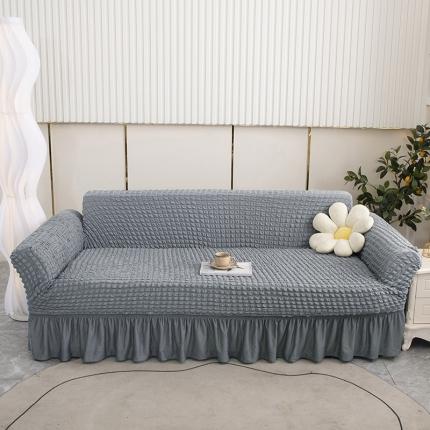 91家纺网 家纺一手货源 找家纺 （总）2026新款泡泡纱裙边沙发套