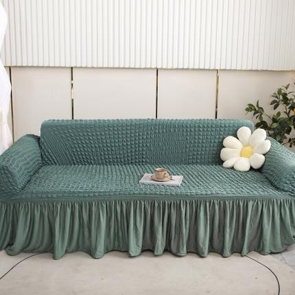 91家纺网 家纺一手货源 找家纺 （总）2026新款泡泡纱裙边沙发套