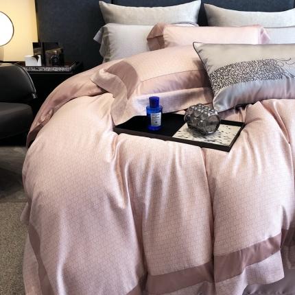 91家纺网 家纺一手货源 找家纺 （总）2023新款天丝棉四件套--温莎系列