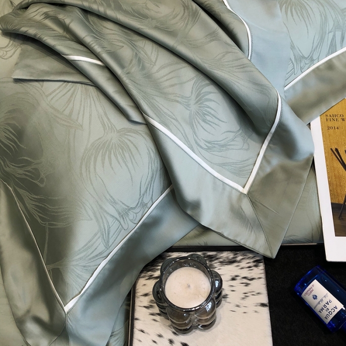 91家纺网 家纺一手货源 找家纺 （总）涞澳家纺  2023新款天丝提花四件套