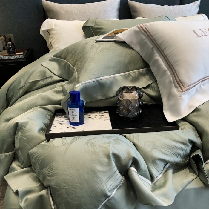 91家纺网 家纺一手货源 找家纺 （总）涞澳家纺  2023新款天丝提花四件套