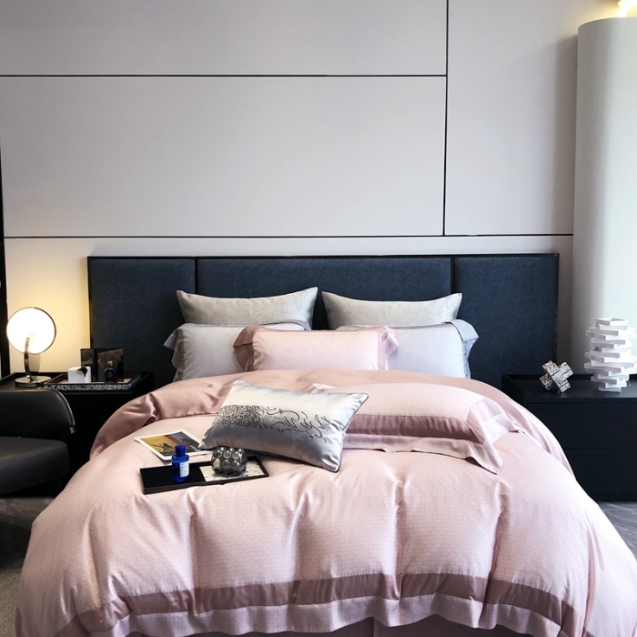 91家纺网 家纺一手货源 找家纺 （总）2023新款天丝棉四件套--温莎系列