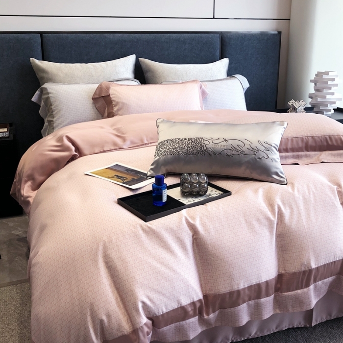 91家纺网 家纺一手货源 找家纺 （总）2023新款天丝棉四件套--温莎系列