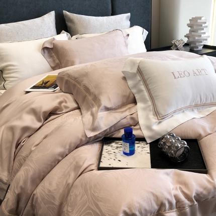 涞澳家纺  2023新款天丝提花四件套 安娜-香槟