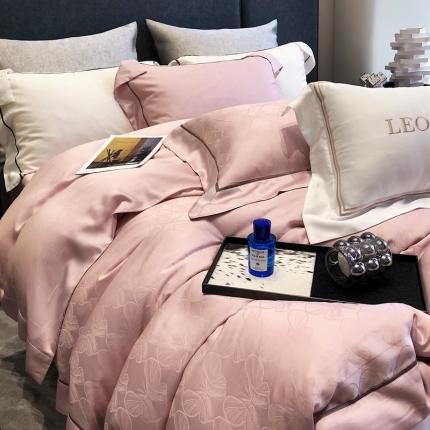 涞澳家纺  2023新款天丝提花四件套 露西-粉