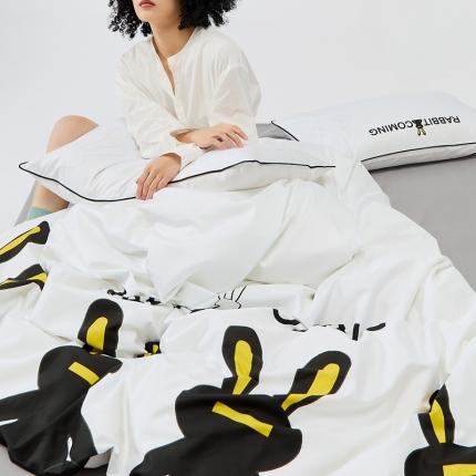 涞澳 2023新款全棉印花四件套--时尚款 吉祥兔