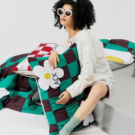 涞澳 2023新款全棉印花四件套--时尚款 玛奇朵-绿