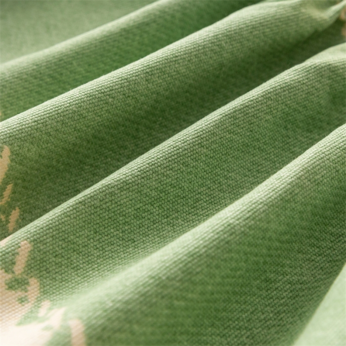 91家纺网 家纺一手货源 找家纺 蓝巢家纺 2023新款A类母婴级四季可用全棉老粗布单品系列单床笠 旷野绿