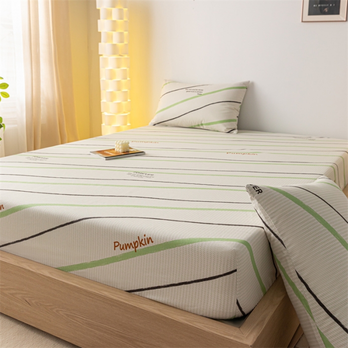 91家纺网 家纺一手货源 找家纺 蓝巢家纺 2023新款A类母婴级四季可用全棉老粗布单品系列单床笠 平流