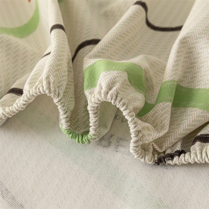 91家纺网 家纺一手货源 找家纺 蓝巢家纺 2023新款A类母婴级四季可用全棉老粗布单品系列单床笠 平流