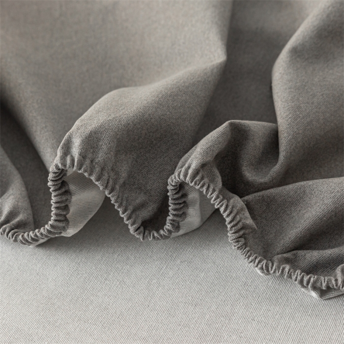 91家纺网 家纺一手货源 找家纺 蓝巢家纺 2023新款A类母婴级四季可用全棉老粗布单品系列单床笠 月白灰