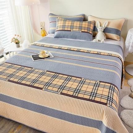 91家纺网 家纺一手货源 找家纺 （总）莎果 2024新款正面纯棉绗缝床盖