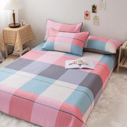 91家纺网 家纺一手货源 找家纺 （总）莎果 2024新款正面纯棉绗缝床盖