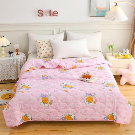 好欣怡家纺 2026新款磨毛印花夏凉被 开心熊