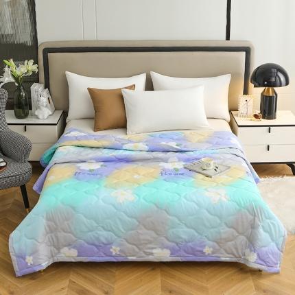 91家纺网 家纺一手货源 找家纺 好欣怡家纺 2024新款海藻棉夏被夏凉被 微梦时光