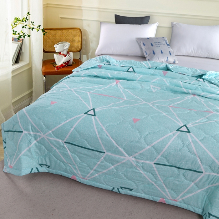 91家纺网 家纺一手货源 找家纺 好欣怡家纺 2024新款海藻棉夏被夏凉被 形状