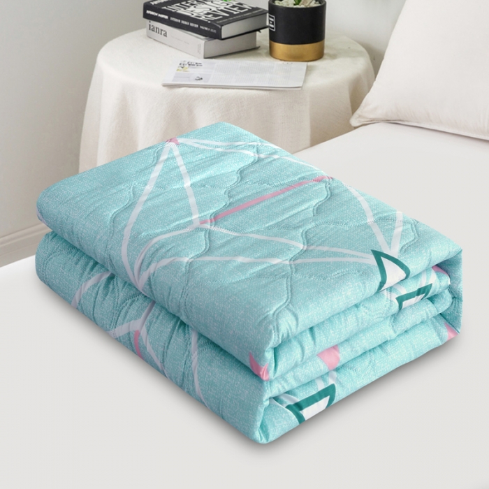 91家纺网 家纺一手货源 找家纺 好欣怡家纺 2024新款海藻棉夏被夏凉被 形状