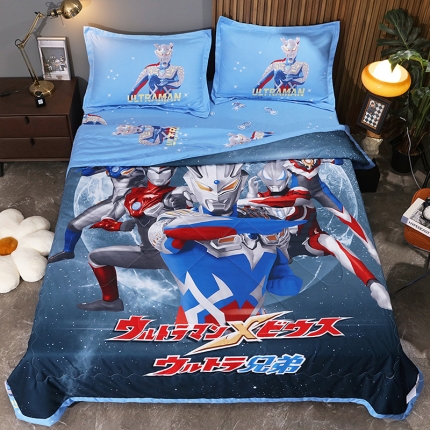 91家纺网 家纺一手货源 找家纺 （总）宝薇家纺2025年卡通大版夏凉被四件套空调被