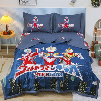 91家纺网 家纺一手货源 找家纺 （总）宝薇家纺2025年卡通大版夏凉被四件套空调被