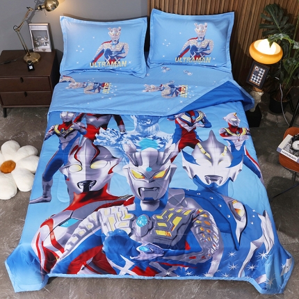 91家纺网 家纺一手货源 找家纺 （总）宝薇家纺2025年卡通大版夏凉被四件套空调被