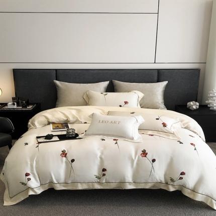 涞澳 2023新款 天丝印花四件套 花恋