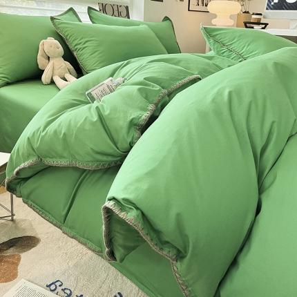 91家纺网 家纺一手货源 找家纺 （总）莱登卡奴  2023新款全棉13374贝壳绣系列四件套