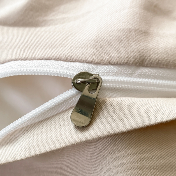 91家纺网 家纺一手货源 找家纺 安妮 2023新款全棉刺绣四件套邂逅系列 香槟色