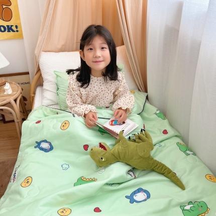 91家纺网 家纺一手货源 找家纺 鱼宝  2023新款全棉儿童夏被恐龙