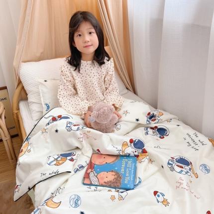 91家纺网 家纺一手货源 找家纺 鱼宝  2023新款全棉儿童夏被太空漫步