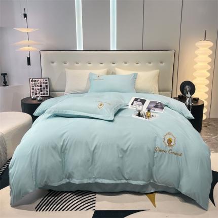 91家纺网 家纺一手货源 找家纺 苏迪 网红爆款2025新款绣花刺绣磨毛四件套-秋色宜人系列 秋色宜人-兰