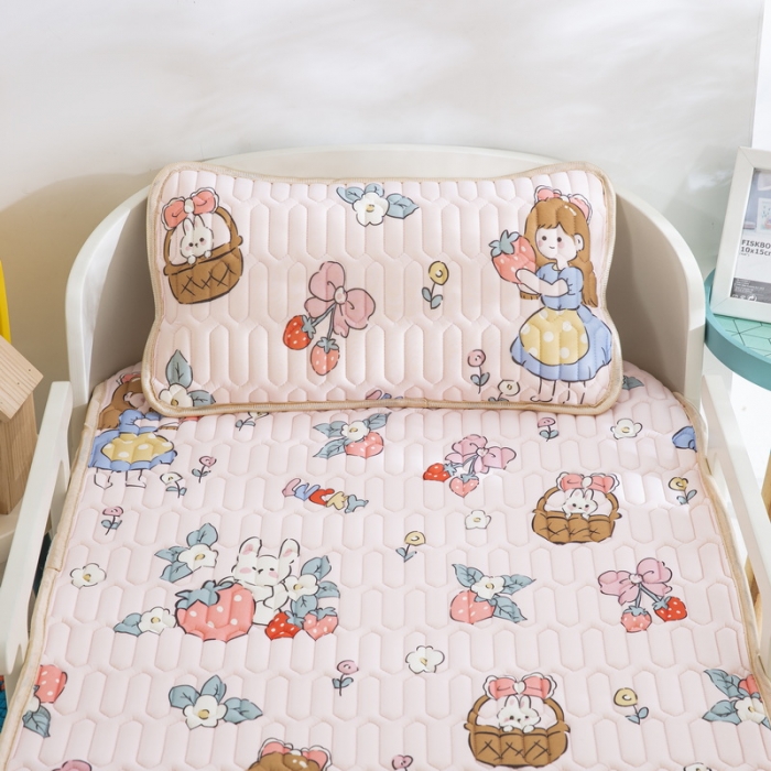 91家纺网 家纺一手货源 找家纺 纽乐 2023新款儿童乳胶枕 小女孩