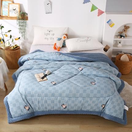 91家纺网 家纺一手货源 找家纺 欧朵 2023新款豆豆夏被冬被被子被芯 暴力熊