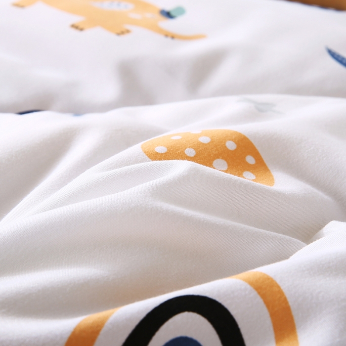 91家纺网 家纺一手货源 找家纺 欧朵 2023新款豆豆夏被冬被被子被芯 彩虹小象