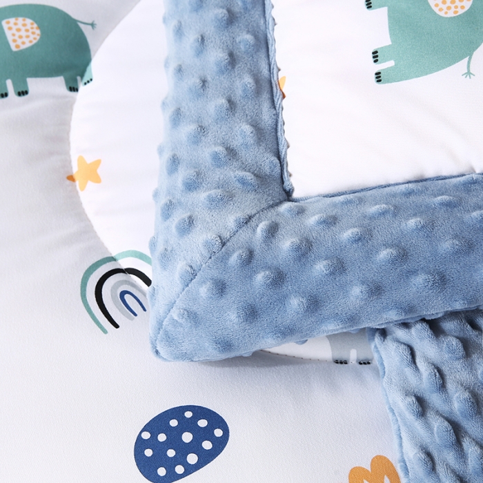 91家纺网 家纺一手货源 找家纺 欧朵 2023新款豆豆夏被冬被被子被芯 彩虹小象