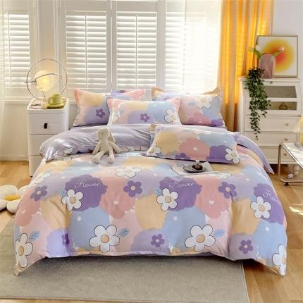 91家纺网 家纺一手货源 找家纺 （总）仟人梦 2024新款AB版直播爆款植物羊绒四件套