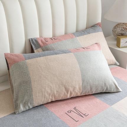 91家纺网 家纺一手货源 找家纺 （总）居美良品 2025新款全棉老粗布纯棉单枕套