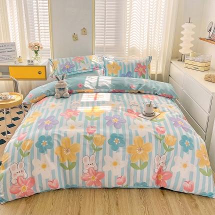 乐童 2024网红直播爆款吊边＋一字绣工艺款四件套（五） 爱依莲