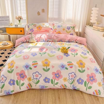 乐童 2024网红直播爆款吊边＋一字绣工艺款四件套（五） 又见春天