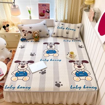 91家纺网 家纺一手货源 找家纺 顾里 2023新款 韩系ins清新凉感软席 掌门狗