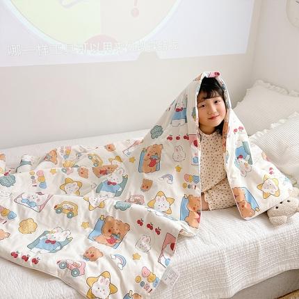 91家纺网 家纺一手货源 找家纺 (总)嗨生活 A类全棉133*72 儿童夏被 幼儿园夏被夏凉被