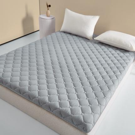 91家纺网 家纺一手货源 找家纺 一禾 2023新款印花磨毛学生床垫 格调灰